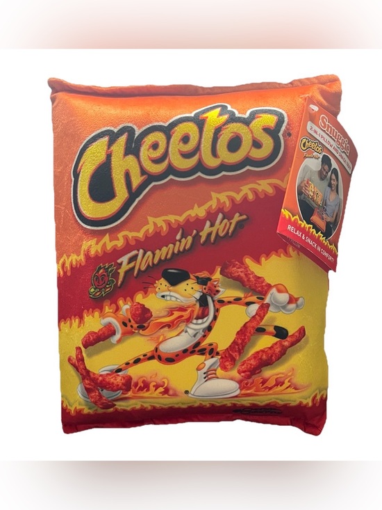 Snuggie Other - Snuggie Flamming Hot Cheetos 2-in-1 Pillow and Snack Tray NWT